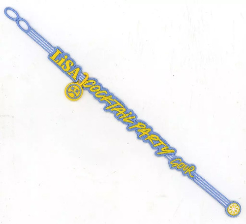 Braccialetto ricamo lisa - da,