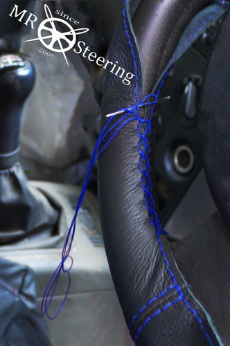 Coprivolante pelle blu - coprivolante,