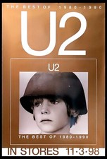 1998 poster originale u2 - 1998, *