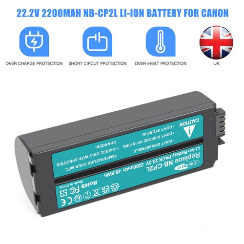 Batteria 2200 mah cp2l - nb-cp2l, per