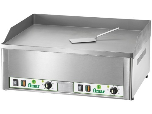 Fry top doppio - top, liscio