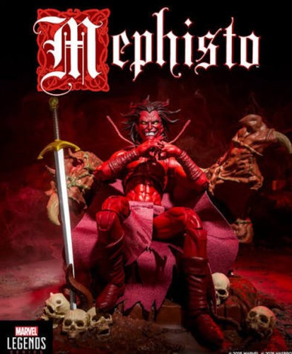Marvel legends mefisto trono - legends,