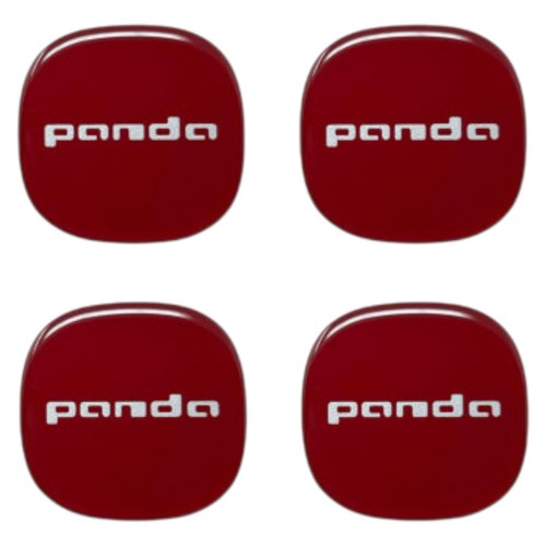Set pezzi logo coprimozzi - set,