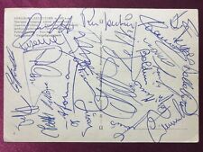 24xAutografo SSC NAPOLI anni 80.-multifirmato-Dirceu/Napoli-Italia-senza Maradona