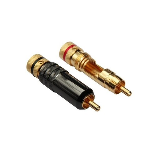 Connettore rca maschio - 2x,