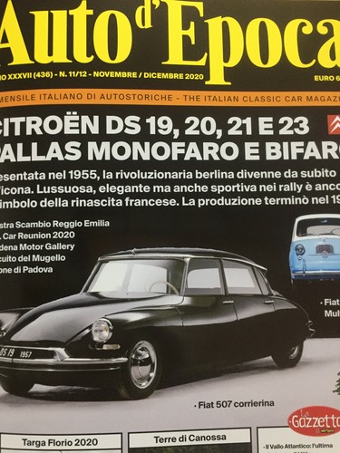 Auto epoca 2020 - auto, d’epoca