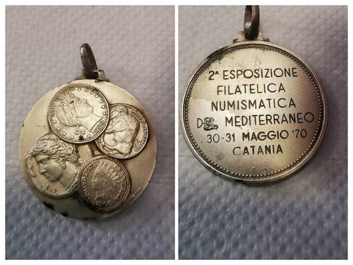 Medaglia argento esposizione