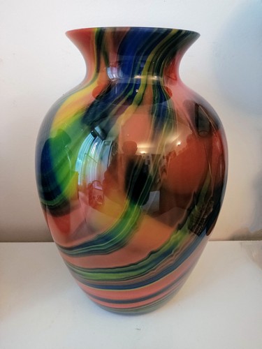 Vaso missoni arte vetro - vaso,