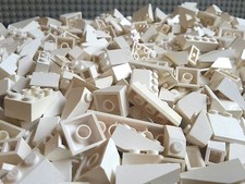 100 mattoncini/tegole bianchi