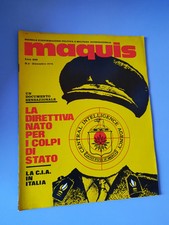 MAQUIS INFORMAZIONE POLITICA E MILITARE - 3 DEL DICEMBRE 1974 - FILIPPO GAJA