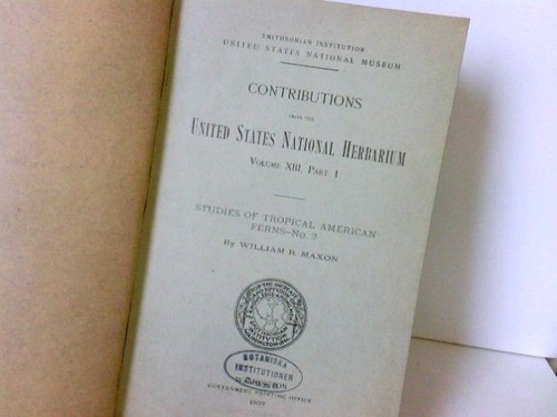 Contributions from the - , u.s