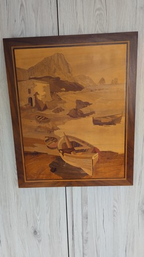 Quadro vintage legno - in,