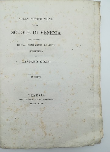 Gasparo gozzi sulla - gasparo,