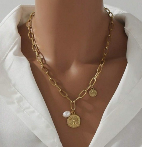 Collana catena zara placcata - zara,