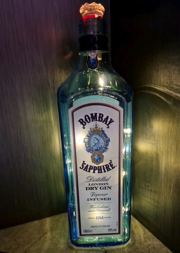 Lampada bottiglia bombay