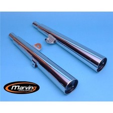 COPPIA TERMINALI SCARICO MARVING PER HONDA CX  500 C CUSTOM