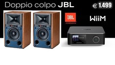 JBL 4305P COPPIA DIFFUSORI ATTIVI + WIIM ULTRE SPACE GREY STREAMER DI RETE G.UFF