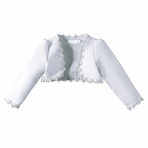 Giacca bolero bambina raso
