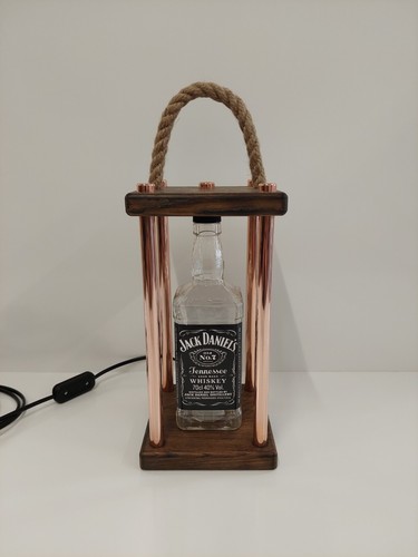Lampada bottiglia jack daniels - bottiglia,