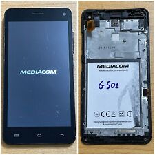 Display Originale Mediacom Phone Pad Duo G501 LCD Touch Frame No Tasto Home Back