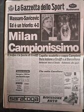 GAZZETTA DELLO SPORT 19 MAGGIO