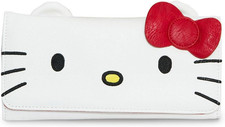 Hello Kitty Big Face Cosplay Flap Portafoglio Sanrio