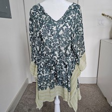 Tory burch blusa foglie - burch, verdi