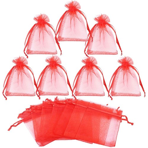 50pz sacchetti rossi per - rossi,