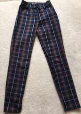 Pantalone ZARA TRF a quadri, taglia XS