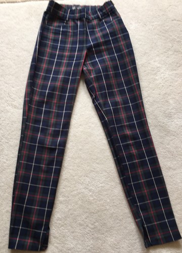 Pantalone zara trf quadri - pantalone,