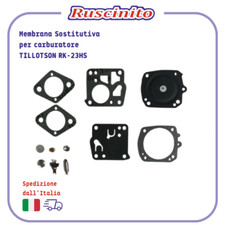 ricambi kit MEMBRANE per carburatore TILLOTSON motosega Alpina oleomac husqvarna
