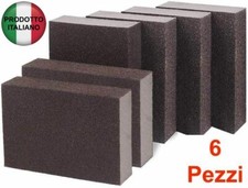 6 Pezzi Spugna Abrasiva MILLE USI Kit Spugne Lavabili Riusabili PER METALLO