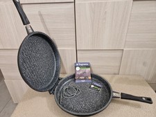 Tognana Sphera padella doppia gira frittata 26 cm alluminio nero