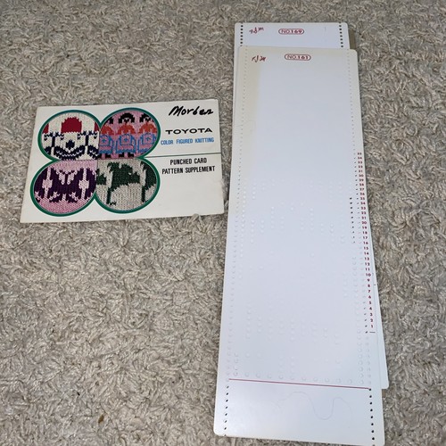 Toyota punch card - punch, 161-169