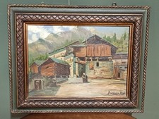 QUADRO DIPINTO A OLIO EPOCA 900 ARTISTA MAGLIOLA NINO