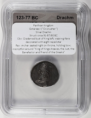Dracma partian gotarzes ar - partian,