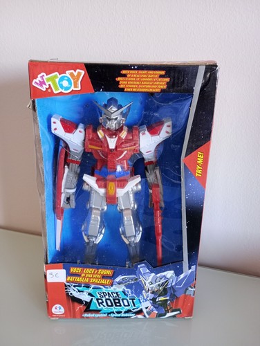 Giocattolo robot con luci - con,