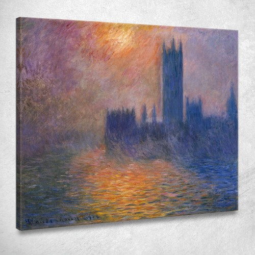 Parlamento tramonto del - al,