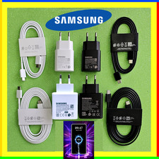 CARICABATTERIA E CAVO ORIGINALE SAMSUNG 25W 45W DA 1 - 1,8 METRI BIANCO O NERO
