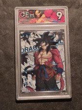 SS4 SON GOKU - DRAGON BALL GT - GRADED CARD 9 - MINT -NO PSA BGS - SPECIAL PROMO