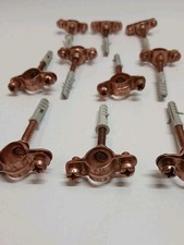 10 Collari In Rame Reggi Tubo