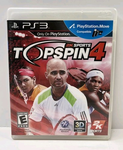 Top spin sony playstation - spin, 4