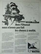 1972-1973 PUB MATRA OTO MELARA