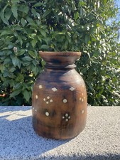 Vaso etnico in legno