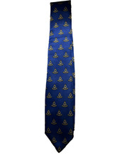 Cravatta Blu Gialla Past