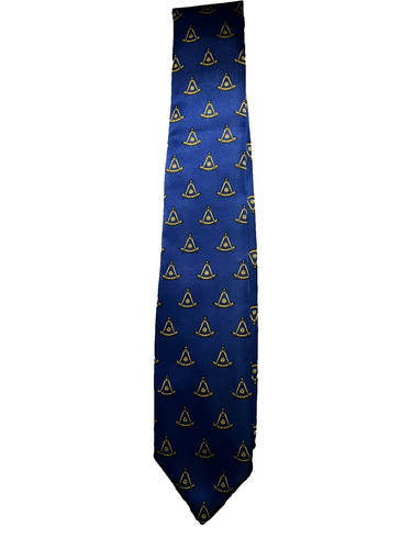 Cravatta blu gialla - cravatta,