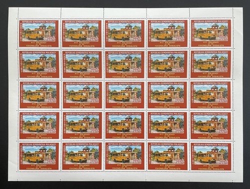 Madagascar 1977 616 planche - yt,