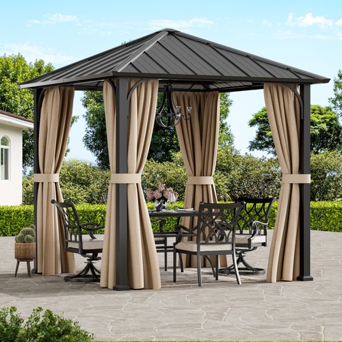 Hardtop gazebo with - 8'x8',