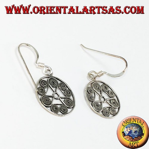 Orecchini pendente argento - pendente,