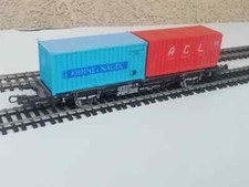 LIMA CARRO 2 ASSI PORTACONTAINER "ACL - KHÜNE&NAGEL" SENZA SCATOLA